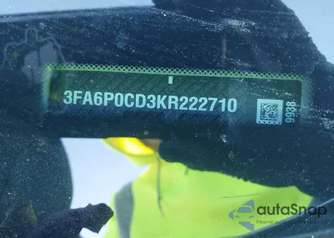 2019 Ford Fusion Sel from USA, damaged, VIN 3FA6P0CD3KR222710